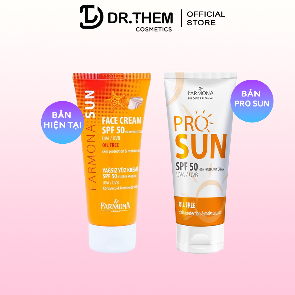 Kem Chống Nắng Farmona Sun Face Cream Oil Free Spf50 50ml - Dr Thêm