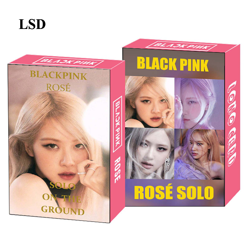 30pcs kpop rosé solo album《r》lomo cards on the ground photocards set