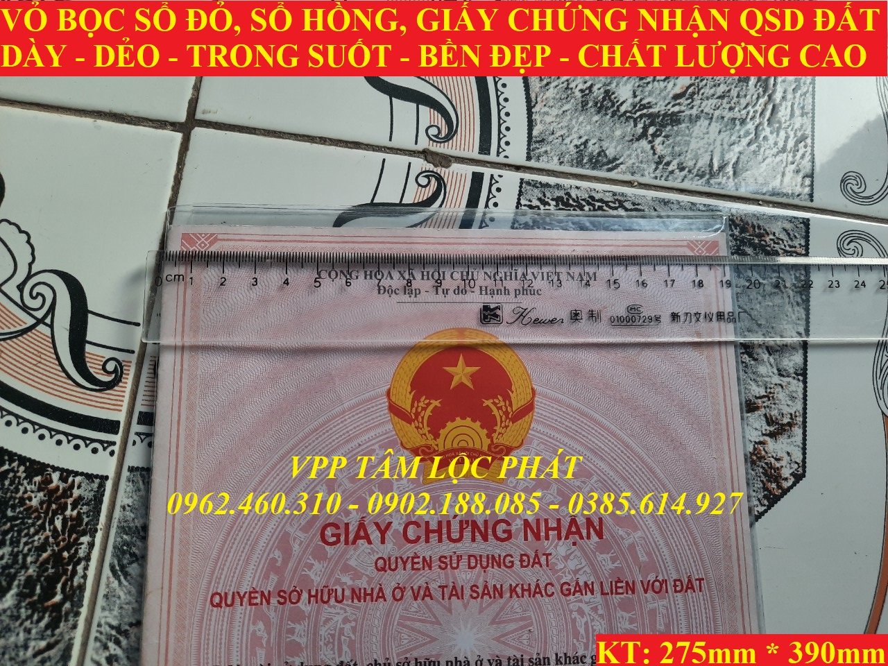 SỈ 100 VỎ BỌC SỔ ĐỎ