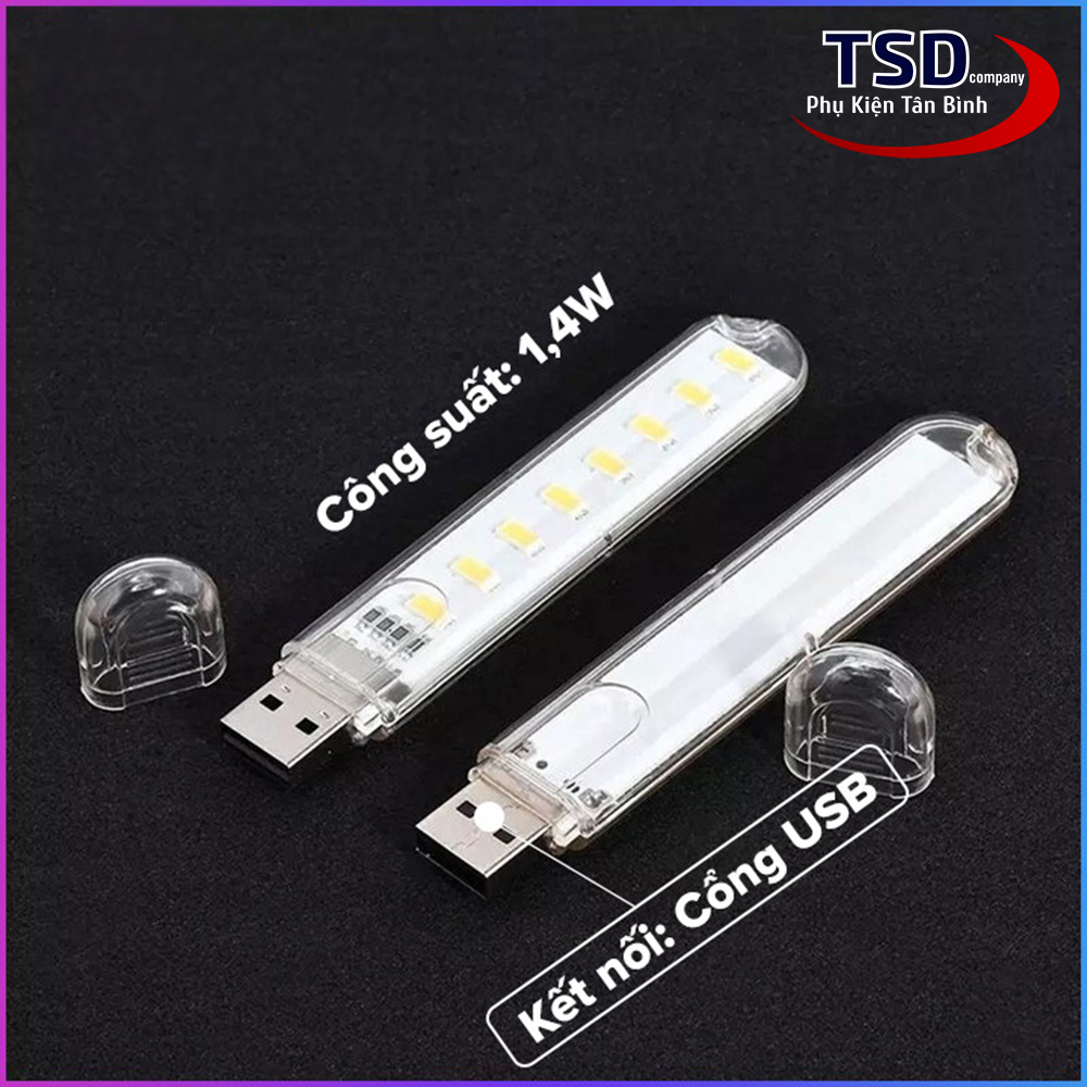 Đèn Led Cổng USB 8 Bóng Siêu Sáng