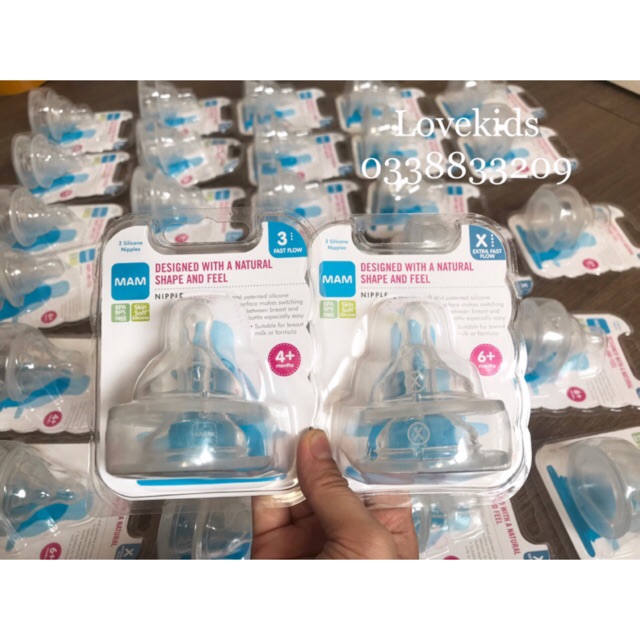 Set 2 Ty Mam Size 2 , 3 , X ( Hàng Xách Tay Us)