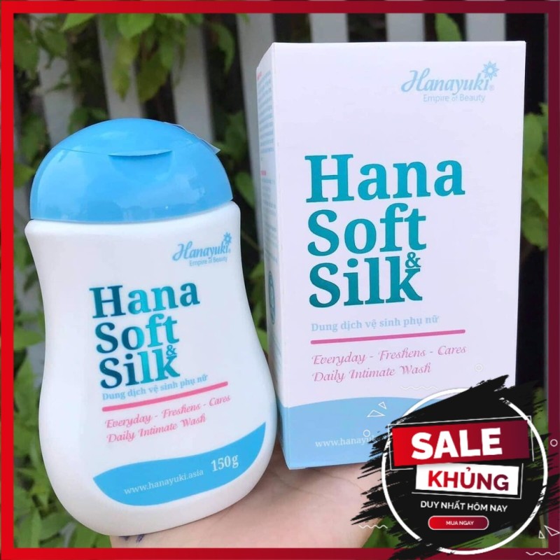 [CHÍNH HÃNG] Dung Dịch Vệ Sinh Phụ Nữ Hana Soft Silk - Hanayuki nhập khẩu