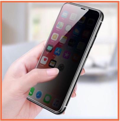 CƯỜNG LỰC FULL MÀN CHỐNG NHÌN TRỘM DÀNH CHO IPHONE - HẠN CHẾ BÁM VÂN TAY- IP6 xsmax