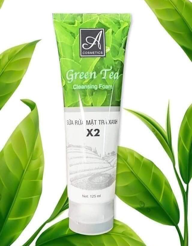SỮA RỬA MẶT TRÀ XANH X2 A COSMETICS