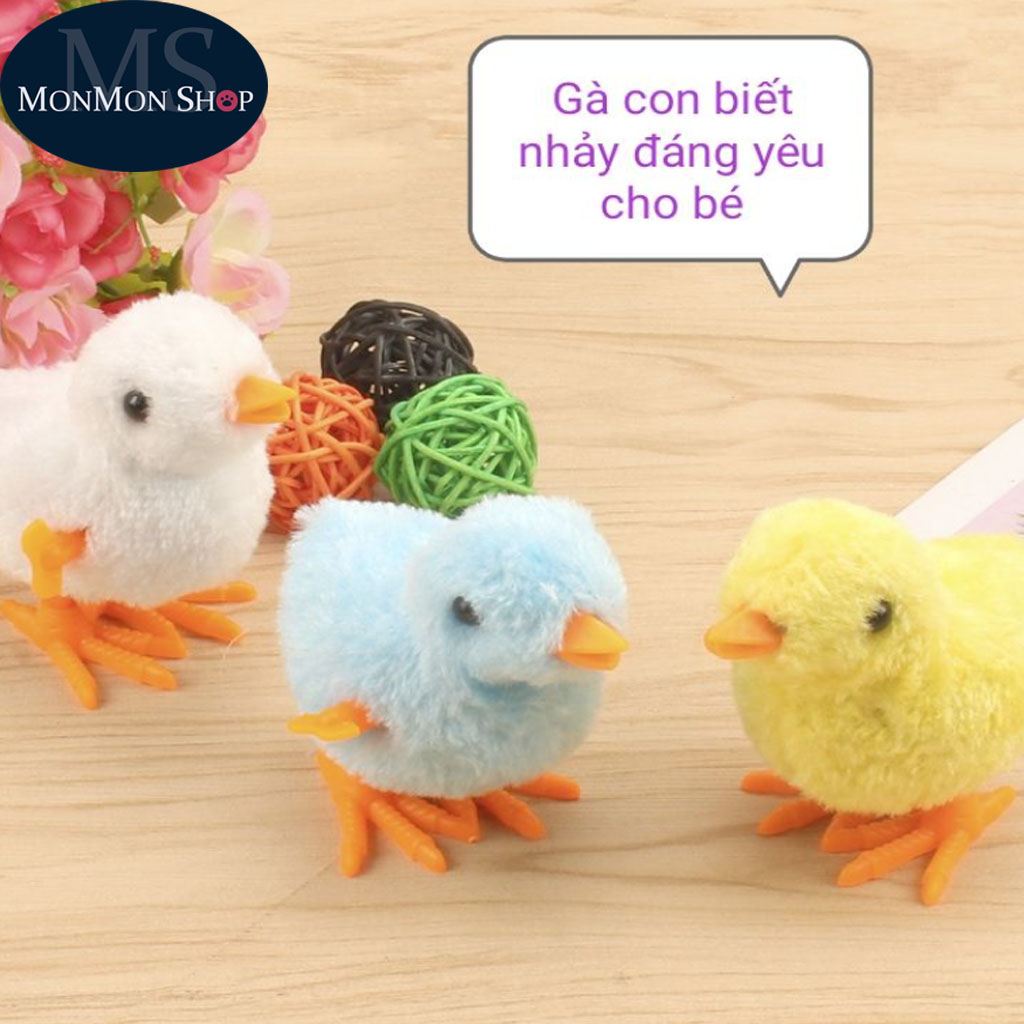(Đồ chơi Trẻ Em) Gà Con vặn dây cót/ Gà con đồ chơi mini chạy dây cót Vui nhộn dành cho bé