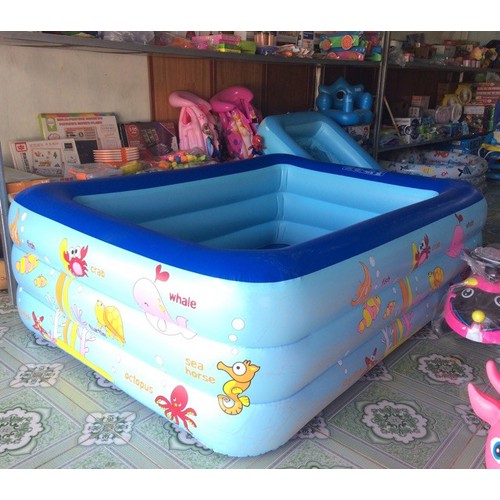 Bể bơi 2m1 3 tầng chống trượt