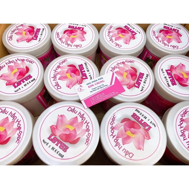 Hấp dầu ️ Ủ tóc Hoa sen LK (500ml, 1000ml) - Chính Hãng