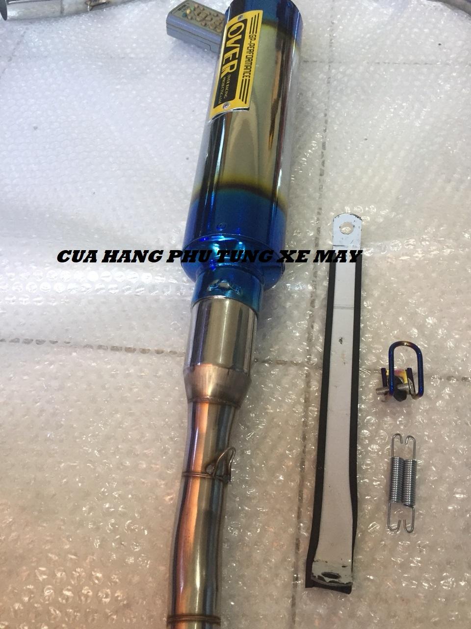 Pô Over Titan gắn xe Sirius, Wave, Dream, Cub ( cổ inox )