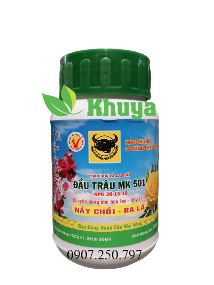 Phân bón lá Đầu Trâu 501 Nảy chồi Ra lá