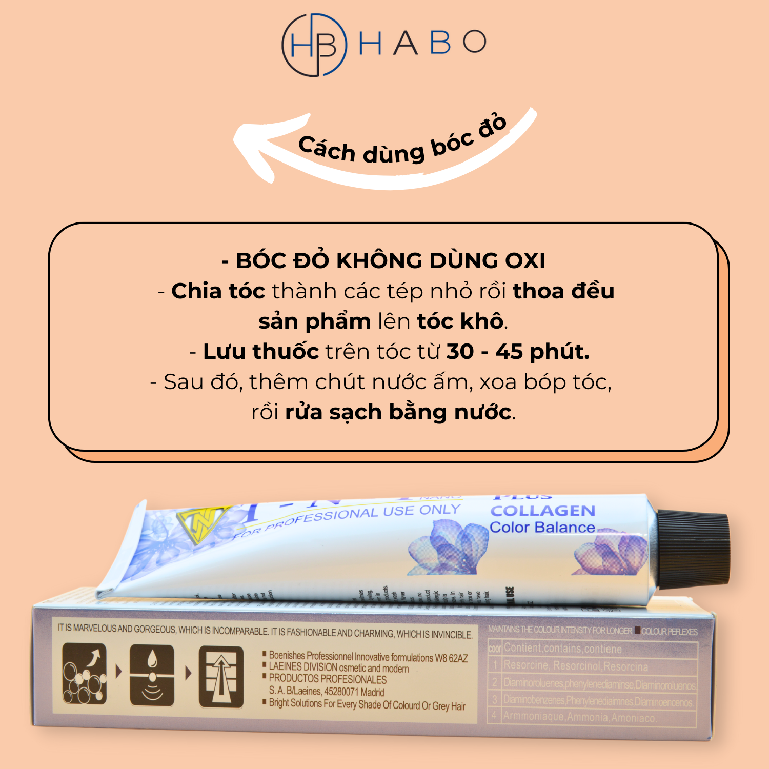 Thuốc bóc đen tóc, thuốc bóc đỏ, bóc đen, bóc đỏ, bóc màu tóc, thuốc nhuộm tóc TNT Plus 100ml