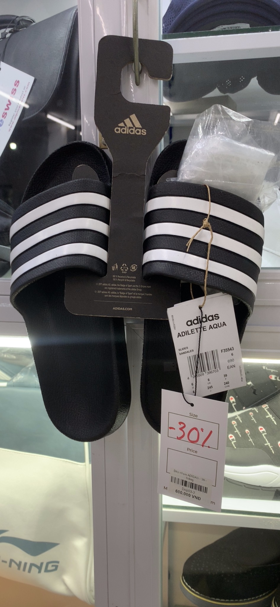 Dép nhựa adidas chính hãng
