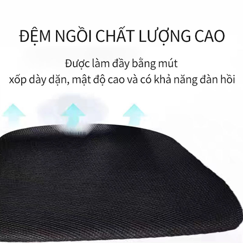 Ghế văn phòng với mặt lưới thoải mái thời thượng, XOAY 360 độ học,Thiết kế công thái học,Mặt ghế rộng, ngồi thoải mái