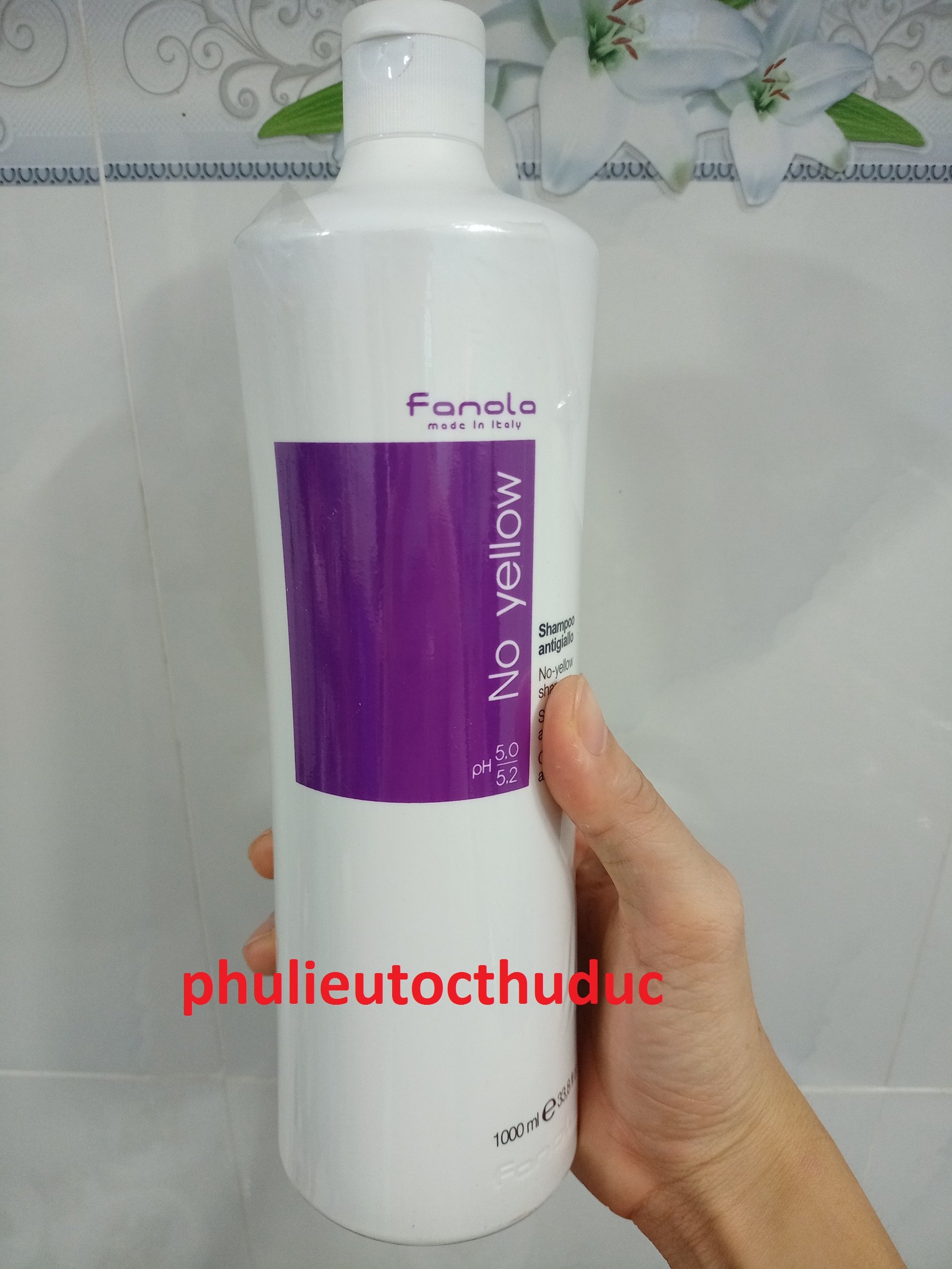 Dầu gội tím khử vàng Fanola 1000ml