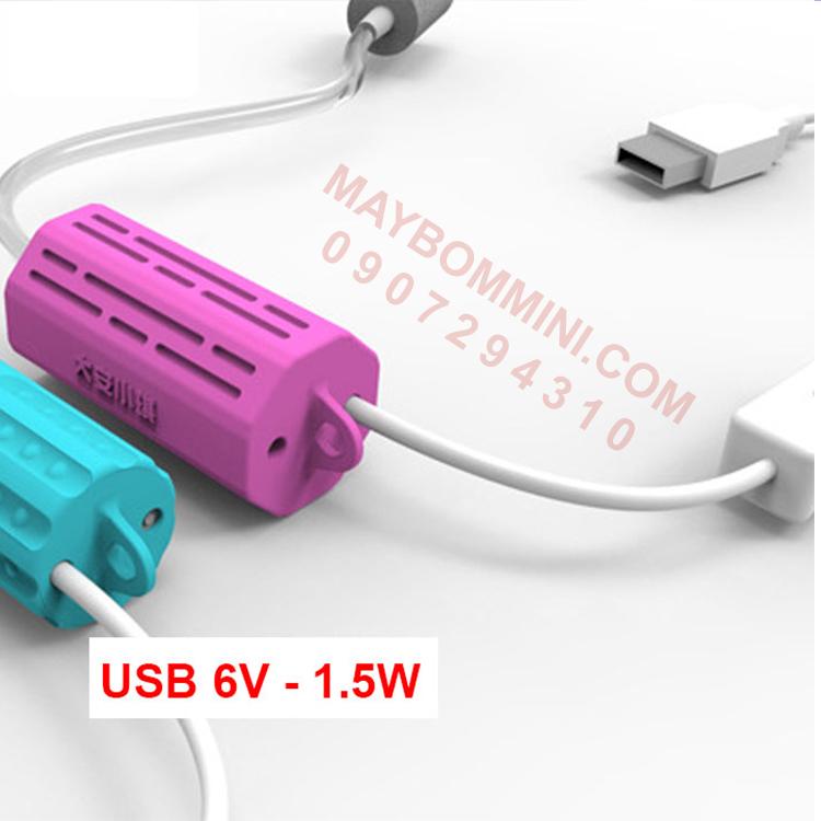 [HCM]Máy Bơm Tạo Oxy USB 6V Mini