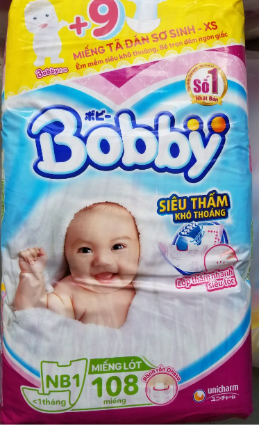 Miếng lót sơ sinh dưới 1 tháng bịch 108 miếng