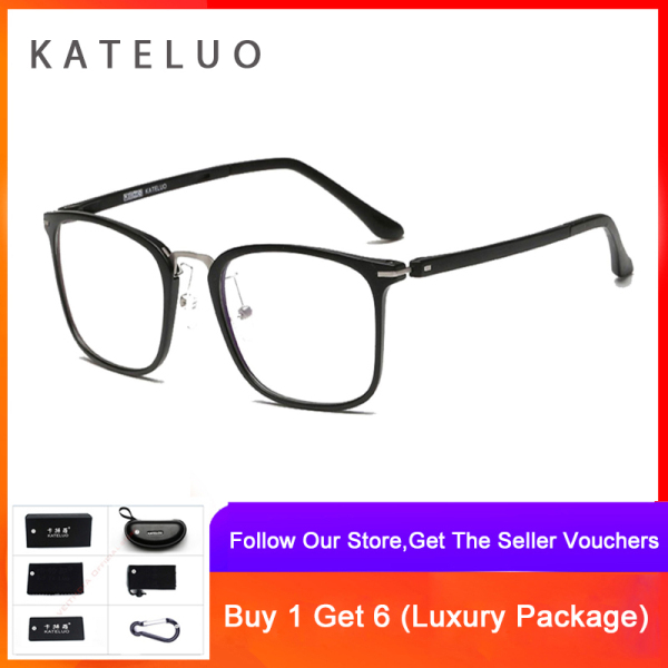 Giá bán KATELUO Computer Anti Blue Laser Ray Fatigue Radiation-resistant TR-90 Glasses Eyeglasses Frame Eyewear 9928