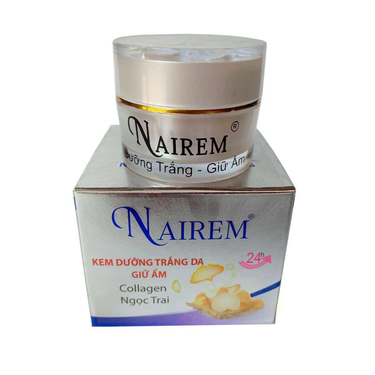 [HCM]Kem dưỡng trắng da - Giữ ẩm Nairem 12g (Trắng)