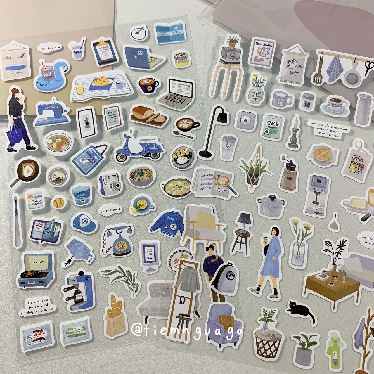 Tấm sticker Make each day count - Tiệm Ngựa Gỗ