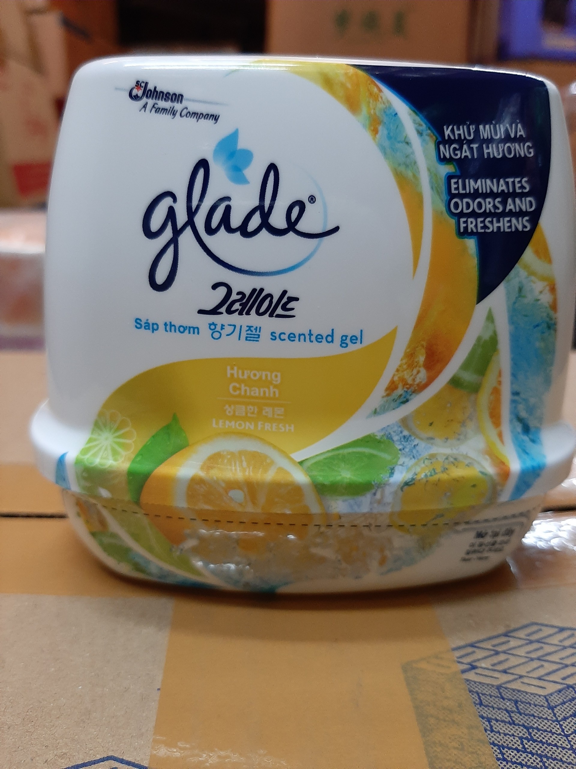 SÁP THƠM GLADE HÀNG CÔNG TY SCJ JHONSON HƯƠNG CHANH 180GR