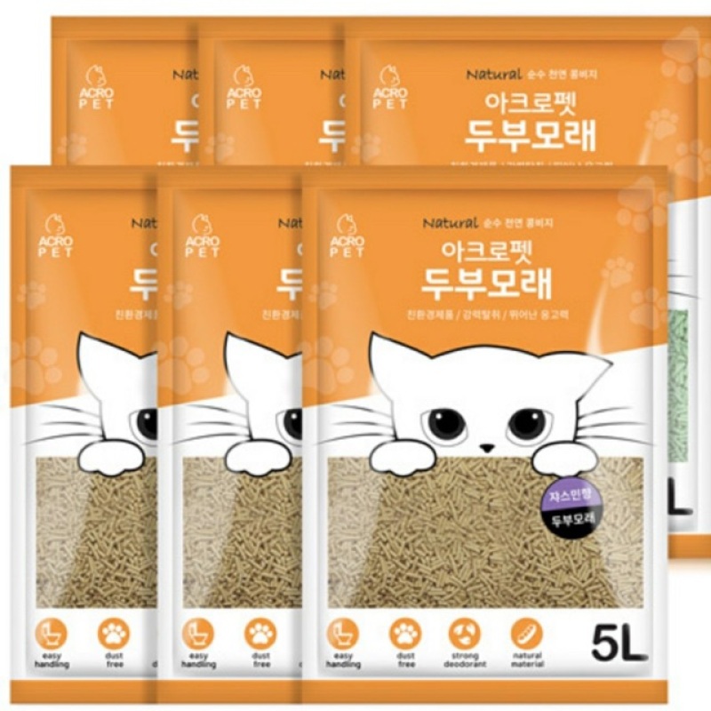 5L Tofu cát vệ sinh đậu hủ cho mèo nhập khẩu Hàn Quốc, chất lượng đảm bảo an toàn đến sức khỏe người sử dụng, cam kết hàng đúng mô tả