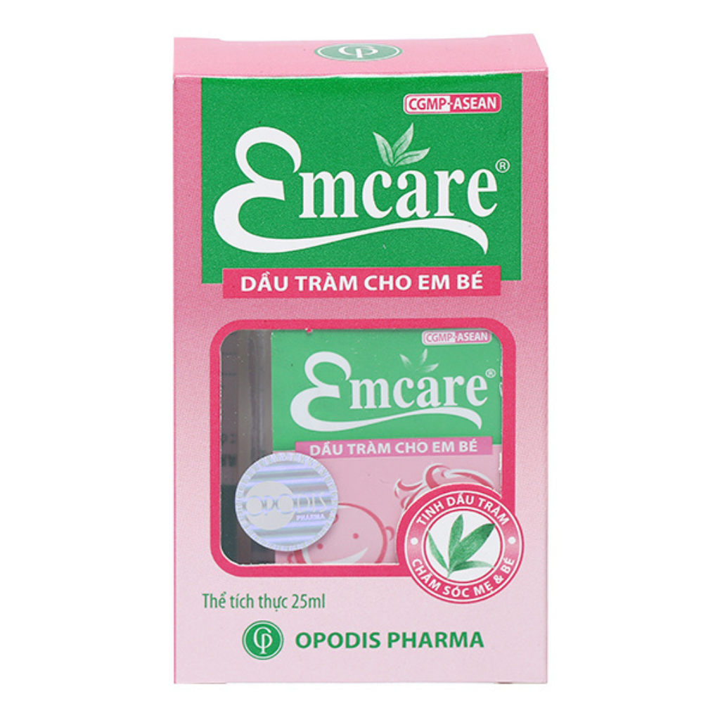Dầu khuynh diệp cho bé EMCARE 25ml (dầu tràm)