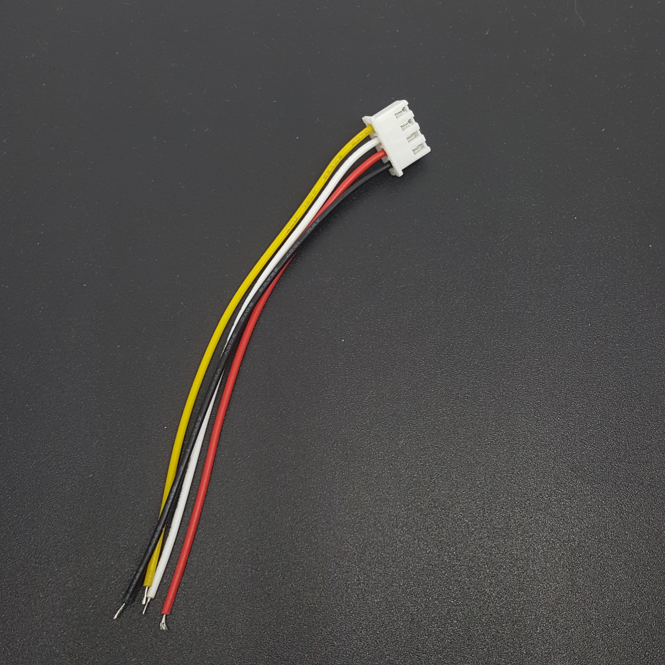 5 chiếc Dây cáp 4 sợi dài 10cm 1 đầu