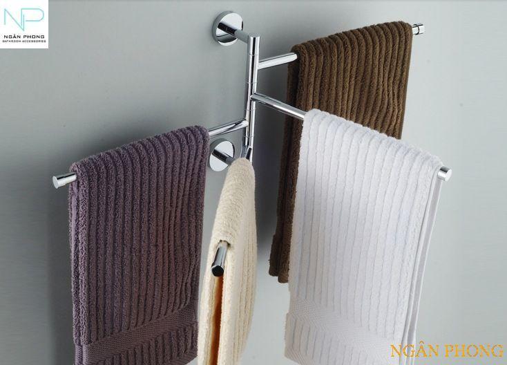 [HCM]THANH TREO KHẮN INOX 201- 4 THANH