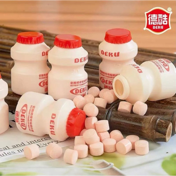 Lẻ 1 Hũ Kẹo Sữa Chua Khô Deku