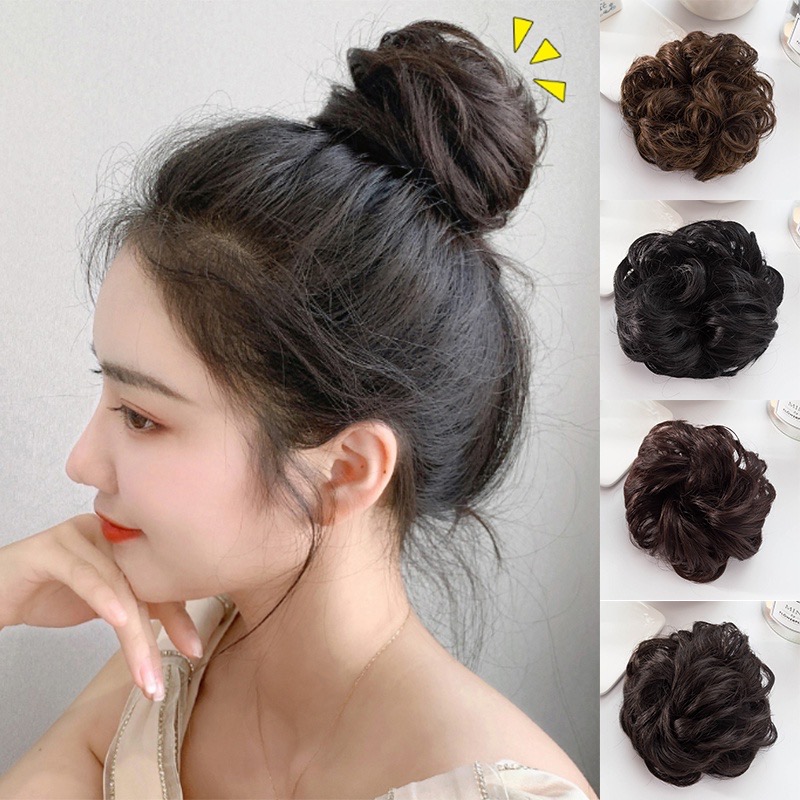 [Sản Phẩm Hot] Búi Tóc Giả Dạng Cột Xoăn Đủ Màu Dễ Dùng