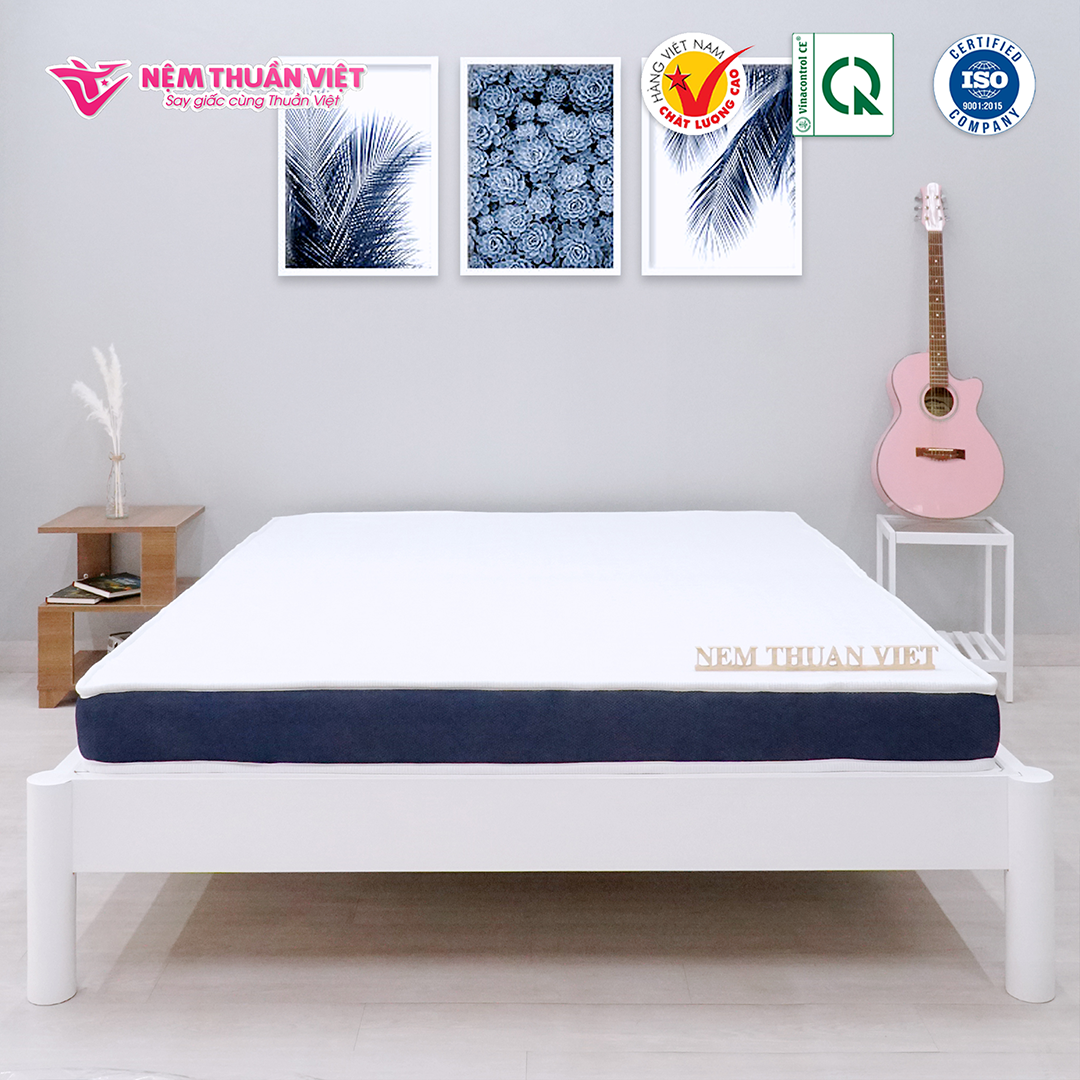 [Trả góp 0%] Nệm Foam Thuần Việt Ruby Cao Cấp - Bảo Hành 15 Năm 1 Đổi 1