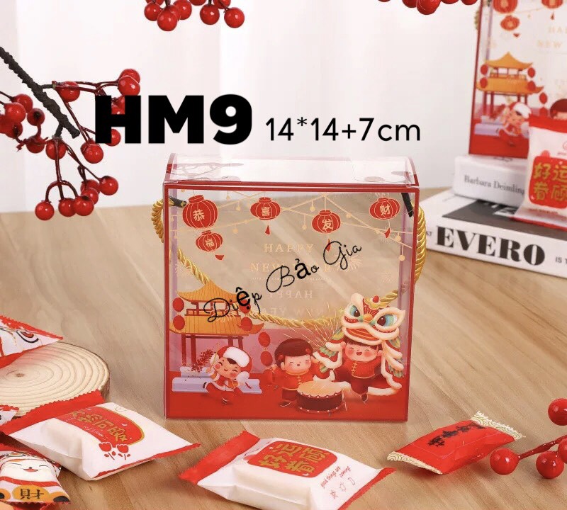 Hộp đựng bánh/kẹo Mica - 1 chiếc