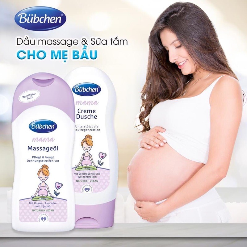 ? Sữa tắm Bubchen Mama cho mẹ bầu- Nội địa Đức?-