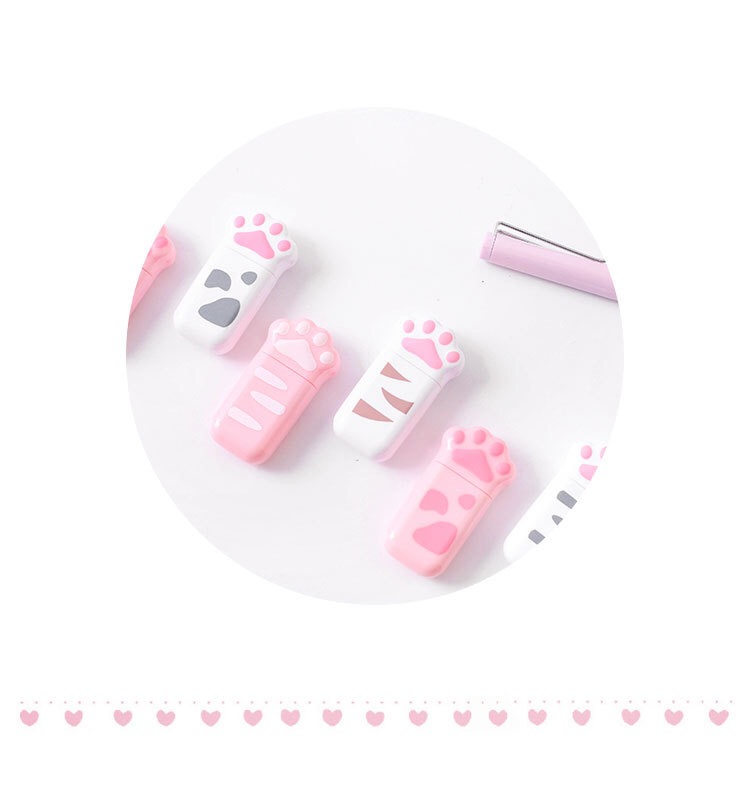 Combo 2 bút xóa kéo chân mèo cỡ mini
