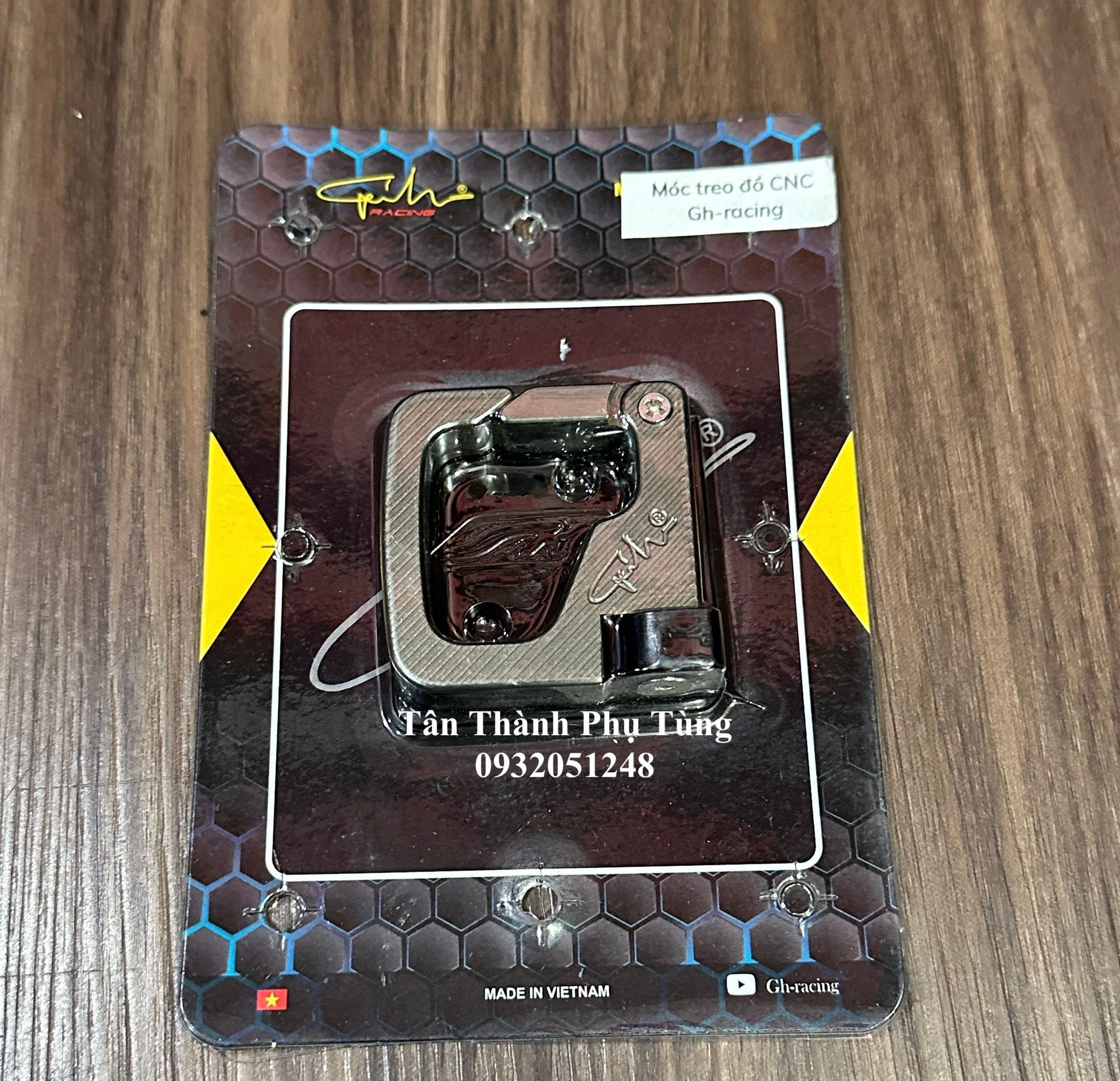Móc treo đồ nhôm cnc sh gh racing