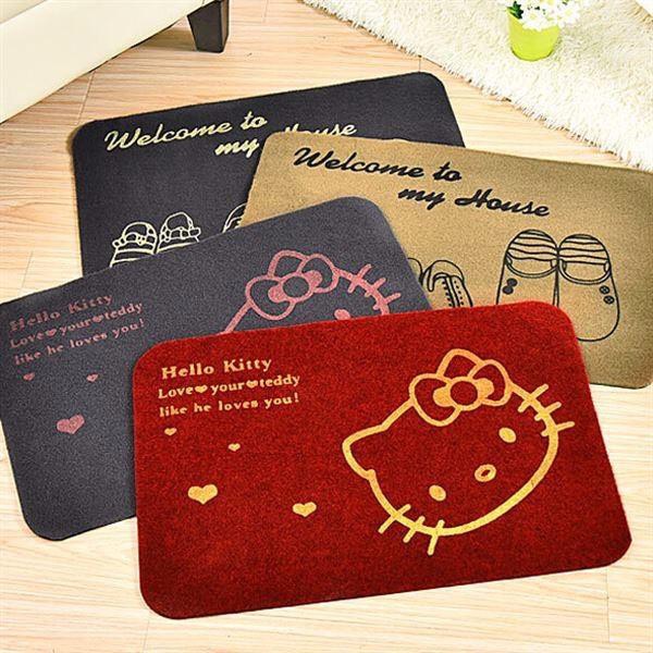 [Hoàn tiền 10%] Thảm Lau Chân hình mèo Hello Kitty