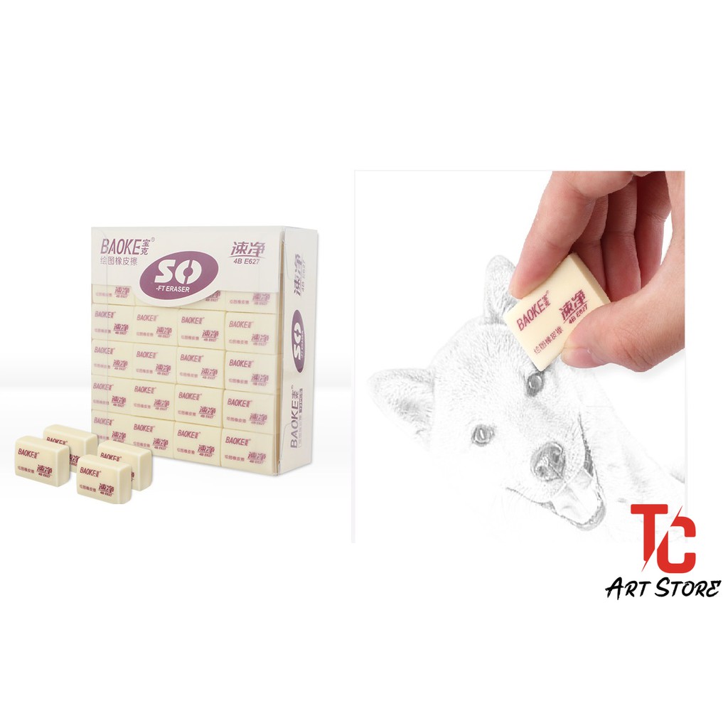 Gôm Vàng - Tẩy Bút Chì Baoke E627