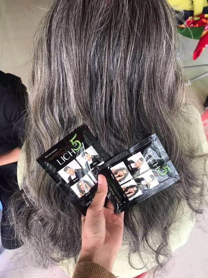Combo 3 gói lich5 nhuộm đen tóc