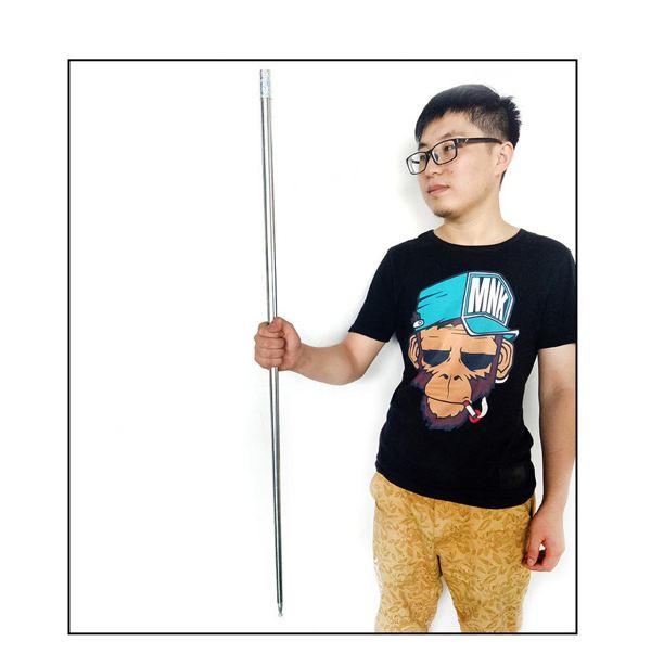 [HCM]Đồ chơi dụng cụ ảo thuật dành cho thuật gia : Gậy thép bạc 1.5m