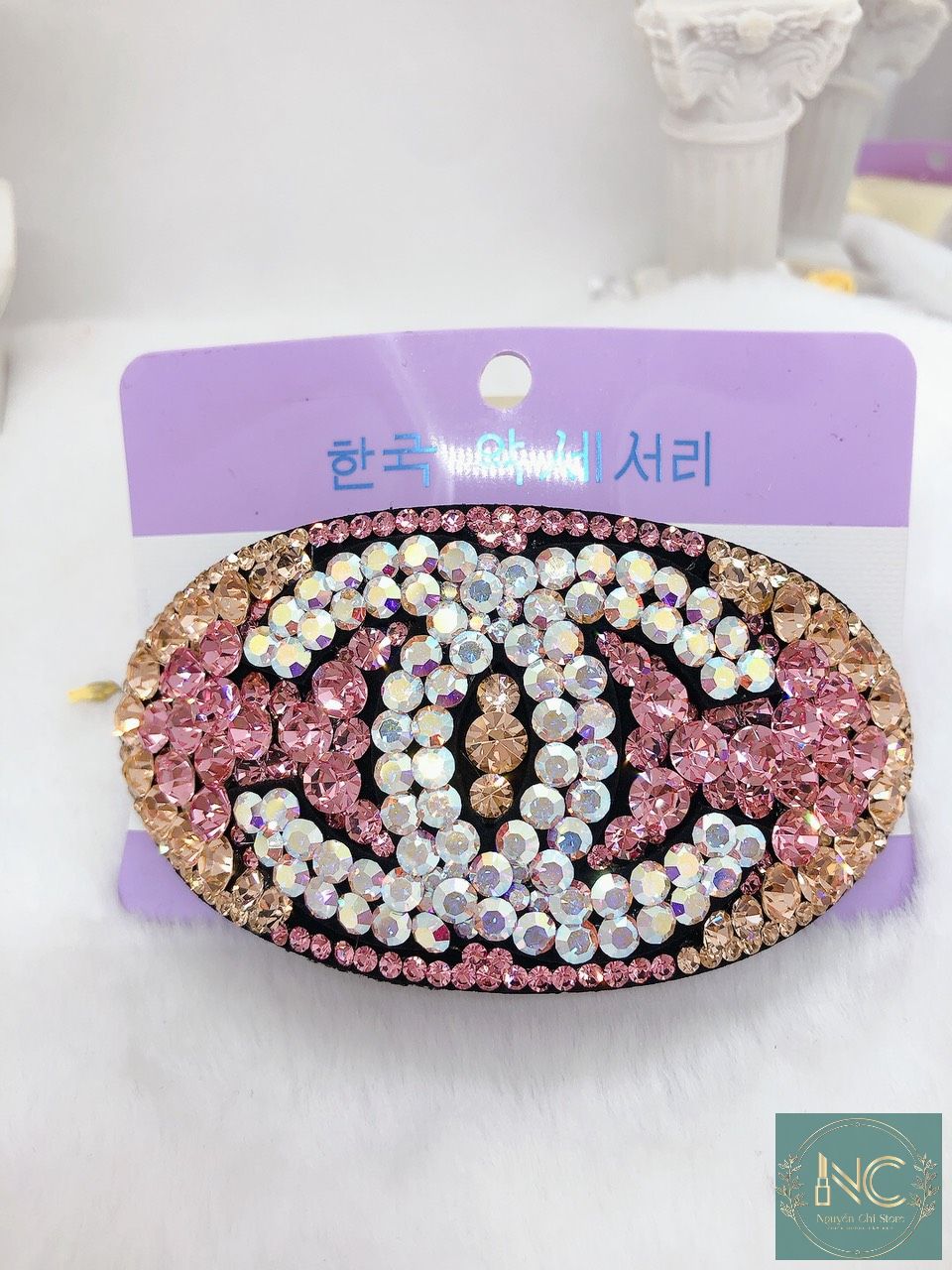 Kẹp tóc đính đá pha lê cao cấp ( ngẫu nhiên theo đợt )