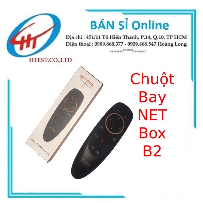 (Tặng kèm pin)Điều Khiển Chuột Bay NETBOX B2 - Có Voice - SP000407