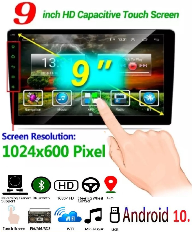 [Hỗ trợ lắp đặt]  Màn hình ô tô android  giá rẻ 9 inch, 10 inch cao cấp, xem youtube, bản đồ chỉ đường, camera lùi tiện ích, Đầu dvd cho xe hơi chất lượng, bảo hành uy tín, GIẢM GIÁ LỚN