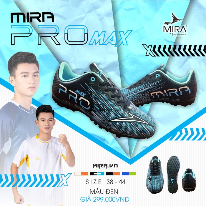 GIÀY ĐÁ BÓNG MIRA PRO MAX TF