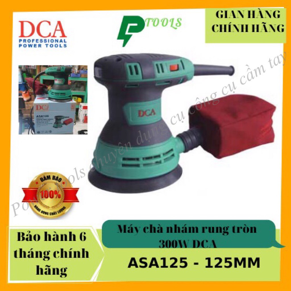 Máy chà nhám tròn 125mm  DCA ASA125