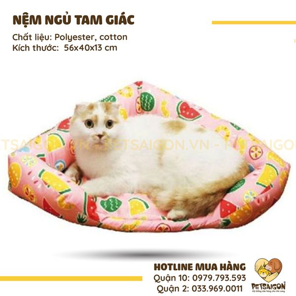 NỆM NGỦ TAM GIÁC CHO CHÓ MÈO