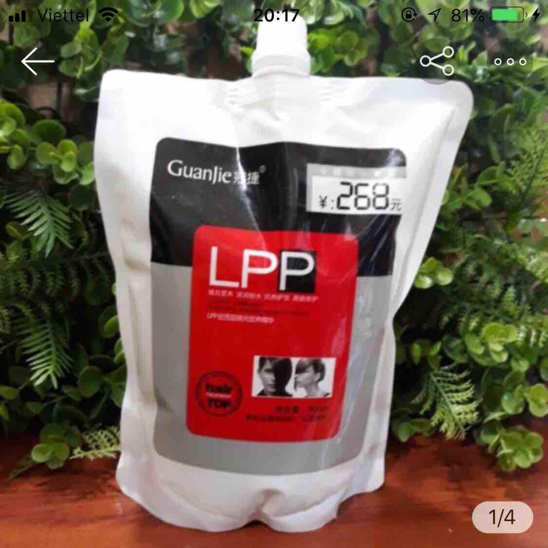 Keratin phục hồi tóc hư nát lpp keratin và collagen 1000ml