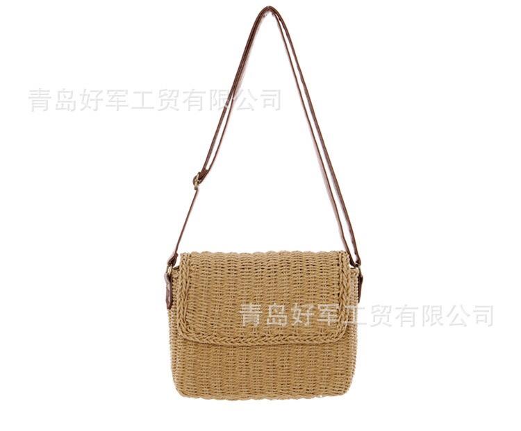 Túi cói hộp phong cách Vitage