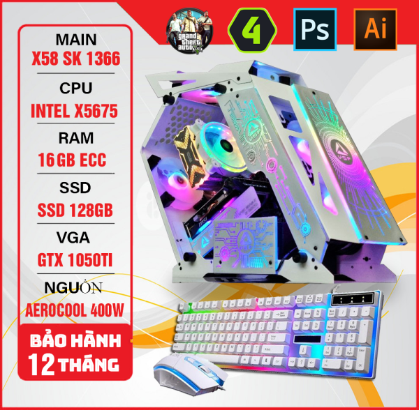 Bảng giá Máy PC Gaming GTX 1050Ti Chiến FO4, GATA5, PUBG, LOL,... - Đồ Hoạ Mượt Mà Phong Vũ