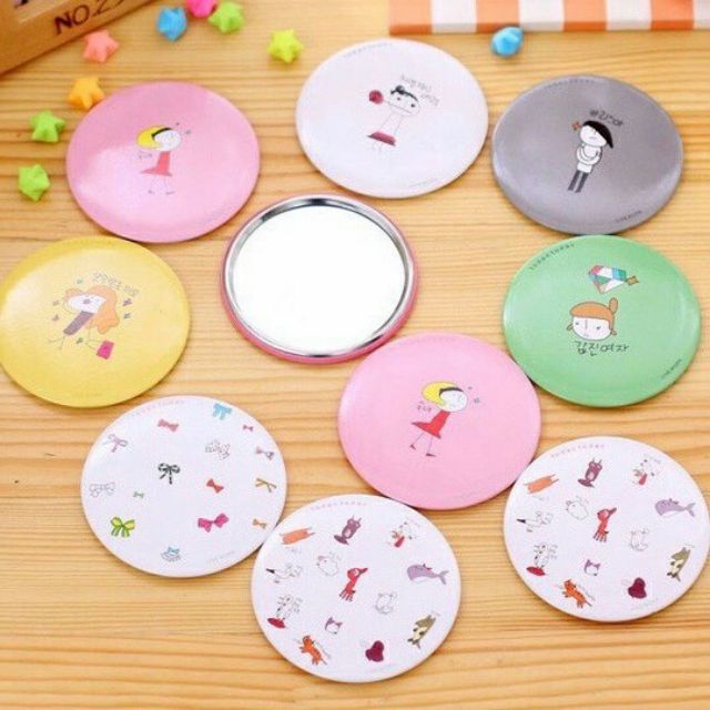 Combo 3 Gương mini hình thú dễ thương