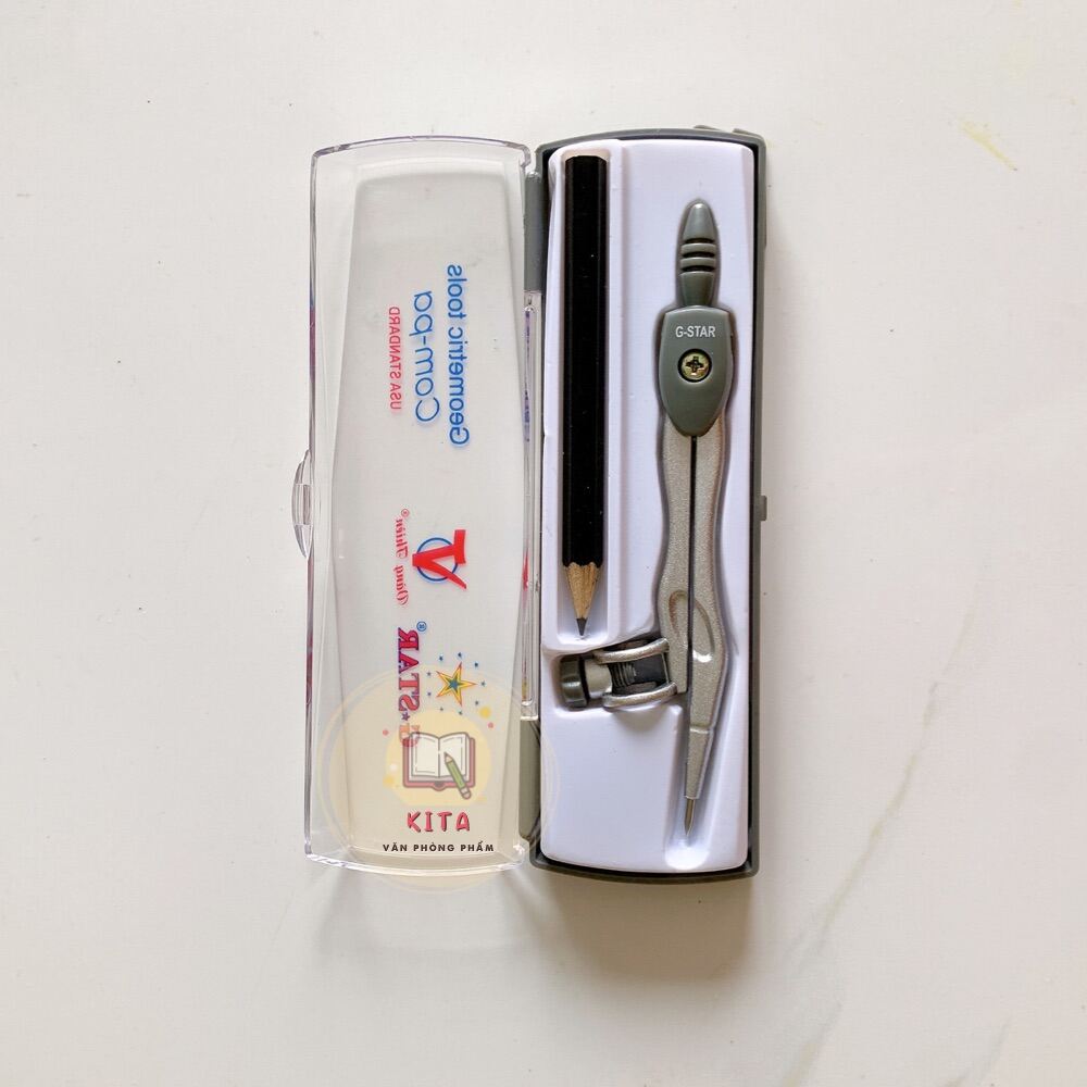 Compa chì gỗ Gstar U-112 bạc