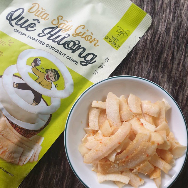 Dừa Sấy Giòn Quê Hương 28Gr